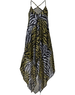 Пляжное платье-макси из переработанного полиэстера, зеленый Bpc selection