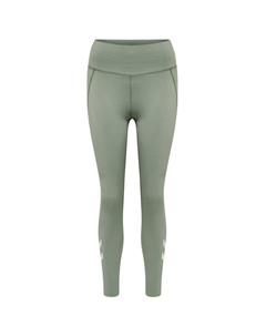 Леггинсы Grace High Waist, зеленый Hummel