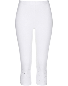 Леггинсы со стразами, белый Bpc selection