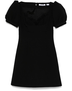 Платье мини с кружевной отделкой, черный Vivetta