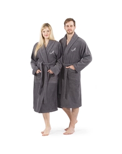 Linum Домашний текстиль Турецкий хлопок Персонализированный махровый халат унисекс Linum home textiles