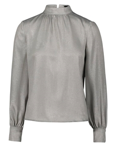 Блуза Glitzerbluse mit Stehkragen, цвет GreySilver Zero