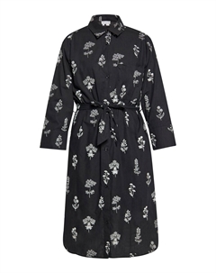 Платье рубашка Shirt Dress, черный Usha