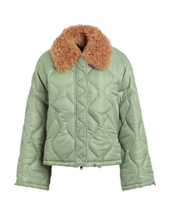 Пуховик, светло-зеленый Blancha