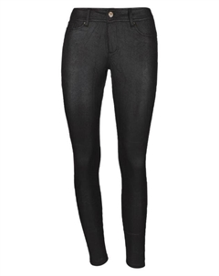 Леггинсы с мерцающим металликом, черный Memoi