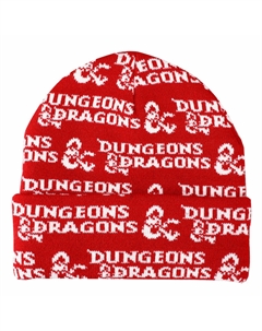 Вязаная шапка Dungeons & Dragons от Hasbro со сплошным принтом Licensed character