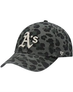 Женская регулируемая кепка Green Oakland Athletics '47 Bagheera Clean Up Unbranded