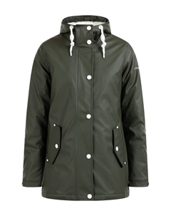 Дождевик Mit Webpelzfutter, цвет Dunkeloliv Dreimaster