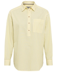 Блуза Schlupf aus reiner Baumwolle, желтый Camel active