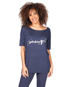 Серая трикотажная футболка свободного кроя, серый Pineapple