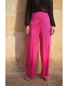 Атласные брюки с очень широкими штанинами, розовый Next