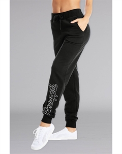 Черные спортивные штаны с петлицами, черный Pineapple