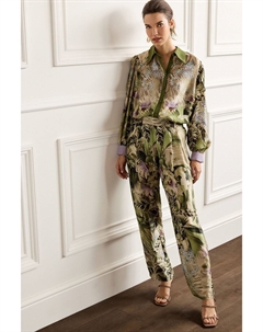 Узкие зауженные брюки, зеленый Next