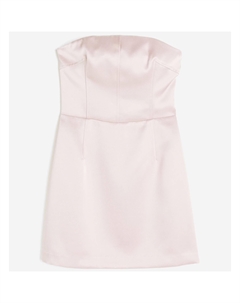 Платье Bandeau Mini, светло-розовый H&m