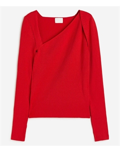 Джемпер With Asymmetrical Neckline, красный H&m