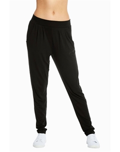 Черные брюки свободного кроя из вискозного трикотажа, черный Pineapple