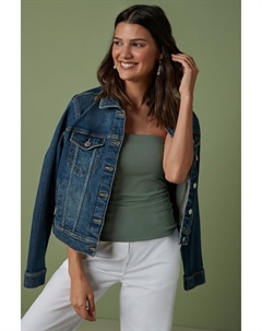 Узкая блузка-бандо, зеленый Next