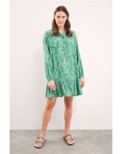 Зеленое платье-рубашка с карманами, зеленый White stuff