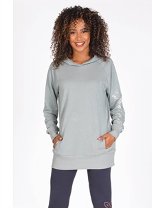 Длинная толстовка с капюшоном и логотипом Pineapple