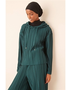 Толстовка из ребристой ткани, зеленый Next