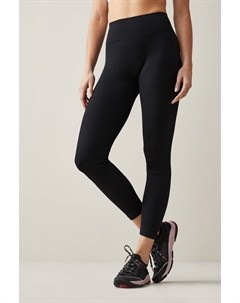 Леггинсы в рубчик с завышенной талией, черный Next