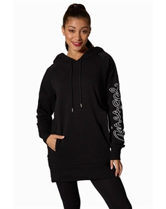 Длинная толстовка с капюшоном и логотипом, черный Pineapple