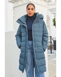 Утепленный плащ, синий Next