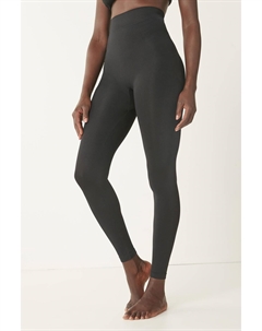 Леггинсы Control Seam моделирующие животик, черный Next