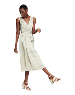 Пастельно-зеленое платье Ecovero из вискозы, зеленый Esprit