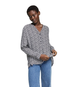 Темно-синяя блузка, синий Esprit