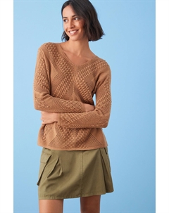 Практичная мини-юбка-карго, бежевый Next