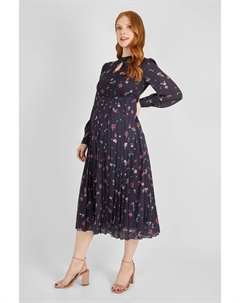 Плиссированное платье для беременных, синий Jojo maman bébé