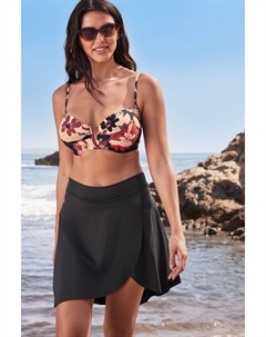 Юбка для плавания Плавки бикини Черные длинные, черный Next