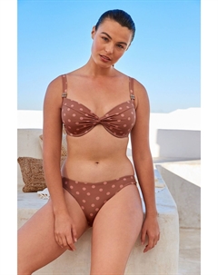 Корректирующий верх бикини, коричневый Next