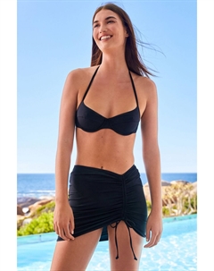 Купальная юбка с рюшами, черный Next