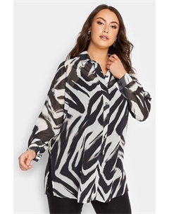 Рубашка бойфренда, черный Yours