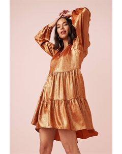 Многослойное мини-платье, желтый Next