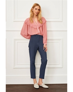 Приталенные капри, синий Next