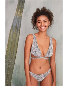 Серые трусики-хипстеры бикини с принтом, серый Women'secret