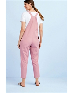 Хлопковый комбинезон для беременных свободного кроя с регулируемым бретелем, розовый Next