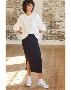 Юбка миди из джерси, черный Next