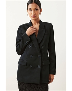 Блейзер с подкладкой с узором пейсли, черный Next