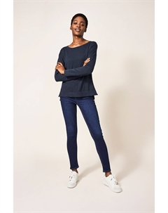 Темно-синий свитер Olivia, синий White stuff