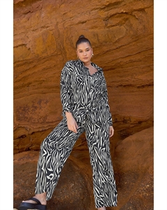 Лимитированные широкие брюки - часть комплекта, черный Yours