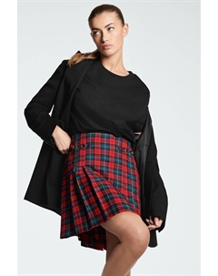 Плиссированная мини-юбка-килт, красный Next