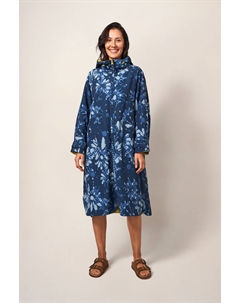 Халат Blue Stuff Evie с принтом, синий White stuff