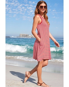 Летнее платье без рукавов из трикотажа, белый Next