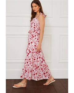 Многослойная юбка миди, красный Next