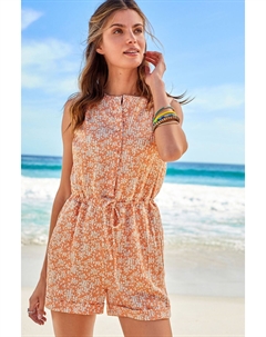 Комбинезон из двухслойной ткани, оранжевый Next