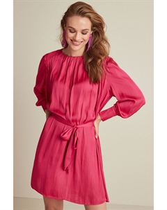 Атласное мини-платье, розовый Next